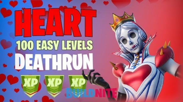 Preview map HEART  100 EASY LEVELS DEATHRUN